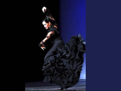 bata de cola pena al andalus flamenco