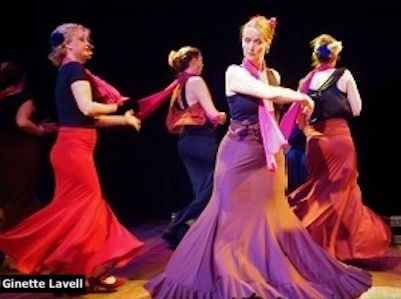leerlingen flamenco foto Ginette Lavell